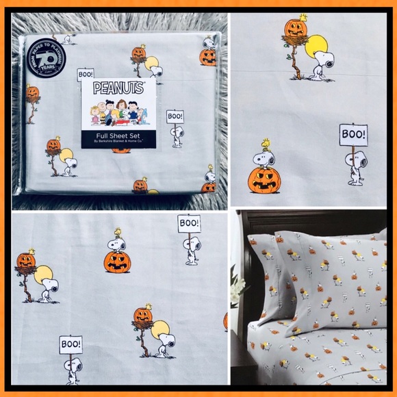 Berkshire Other - Berkshire Peanuts Snoopy Great Pumpkin Full Sheets